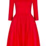 czerwona sukienka hiszpanka