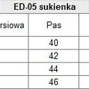 Niebieska sukienka z falbaną i kokardą - na co dzień (Ella Dora, rozmiar 36)