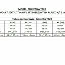 Elegancka sukienka z podwójną spódnicą, T320, burgundowa