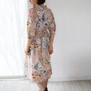 Pastelova łąka wiskozowa sukienka