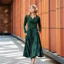 Sukienka kopertowa | ATENCJA zielone kwiaty