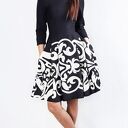 trendy sukienki dopasowana sukienka zuza midi arabeska