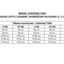 Sukienka midi z golfem i mankietem T360 - kieszenie po bokach
