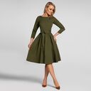 Sukienka MARIE 3/4 Midi Khaki