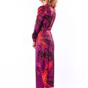 Lily - elegancka sukienka midi z autorskim nadrukiem