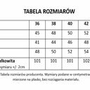 SUKIENKA TRAPEZOWA CZARNA z KOLOROWYM MOTYWEM