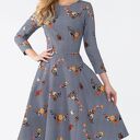 Sukienka STAR 3/4 Midi Juliana