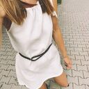 Muślinowa letnia sukienka / biała