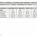 Sukienka z falbaną przy rękawie i dekoltem V, T273, szary
