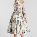 Sukienka ANIELA Total Midi Gardenia