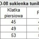Sukienka tunika oversize z koronką czarna 008