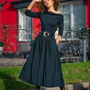 Sandy Black - wygodna i elegancka czarna sukienka z marszczeniem i kieszeniami