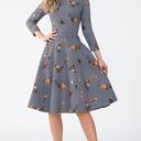 Sukienka STAR 3/4 Midi Juliana