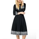 Sukienka RITA 3/4 Midi Eligia (czarna)