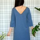Sukienka hippi S/M L/XL jeansowa (eko)