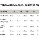 Sukienkz z ozdobną koronką DZIECKO TD1, kolor żółty