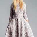 Sukienka STAR 3/4 Midi Shanon