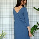 Sukienka hippi S/M L/XL jeansowa (eko)