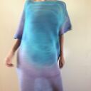 Luźna długa sukienka lniana oversize - 100% lnu (one size)