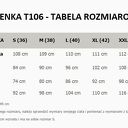 Sukienka midi z ozdobną lamówką i troczkiem T106 kolor koral - TESSITA