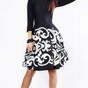 rozkloszowana sukienki sukienka zuza midi arabeska