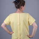Komplet nr 3 handmade upcykling w paski - sukienka vintage zero waste