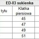Elegancka granatowa sukienka z falbaną i wiązanym paskiem - Ella Dora 003