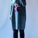Sukienka oversize z kieszonkami
