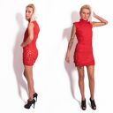 Czerwona Mini sukienka Wulkan - efektowna, niepowtarzalna i sexy