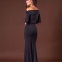 Czarna suknia maxi Julia Maxi Black - elegancka i dopasowana