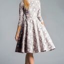 Sukienka STAR 3/4 Midi Shanon