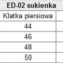 Czerwona sukienka kontrafałda 002 Ella Dora - elegancja na wesele i uroczystości