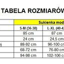 Sukienka trapezowa z krótkim rękawem, T203, brudny niebieski