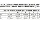 KOMPLET letnich sukienek z kontrafałdą na plecach, model 32A, wzór łowicki na czarnym tle