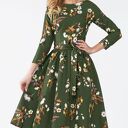 Sukienka MARIE 3/4 Midi Oliwia