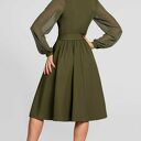 Sukienka regina midi khaki