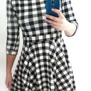 SUKIENKA W CZARNO BIAŁĄ KRATKĘ