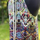 Sukienka „La Brisa” - lekka bawełniana boho etno, wiązana pod szyją