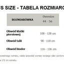Sukienka PS 6 ciemnoszara Plus Size (One Size) - wiskoza z kieszeniami