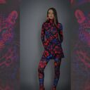 Marta Flower Power - sukienka mini z golfem