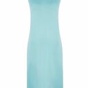Prosta pastelowa sukienka w paski - elegancka Kasia Miciak