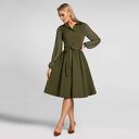 SUKIENKA REGINA MIDI KHAKI