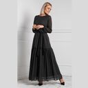 Sukienka DELIA Maxi Donata (grochy średnie)