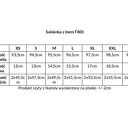 Sukienka z lnem z kontrafałdą na plecach, T403, grey melange