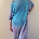 Luźna długa sukienka lniana oversize - 100% lnu (one size)