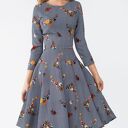 Sukienka STAR 3/4 Midi Juliana
