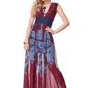 Sukienka Zuri - maxi etno boho-orient z włoskiego szyfonu
