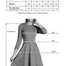 klasyczny fason sukienki midi total bella II (leticia haft beżowy)