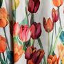 naturalny materiał sukienki star total midi tulipea w tulipany