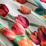 tulipany sukienka marie midi tulipea rozkloszowana